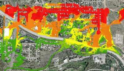 Penstock Breach Flood Routing