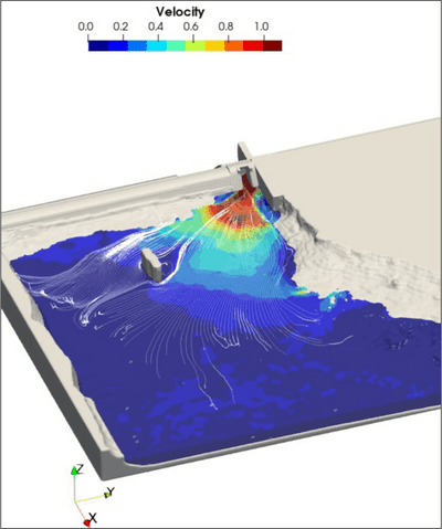 Skookumchuck Dam Fish Sluice CFD Modeling